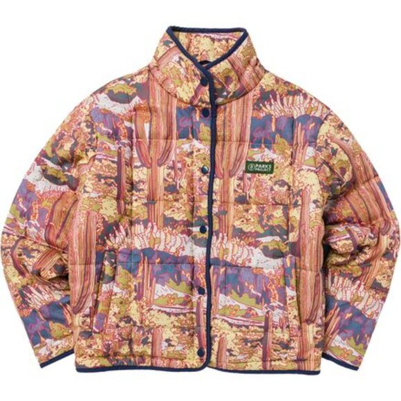 Parks Project Jackets & Blazers - Parks Project Quilted Jacket Saguaro Cacti NWT Size L